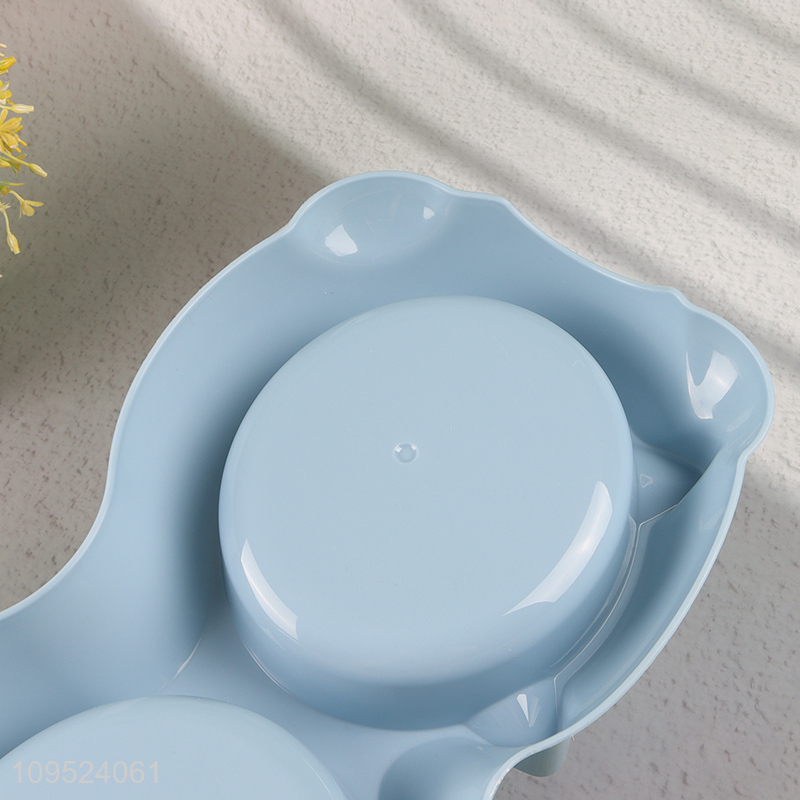 Factory price double ear cat food bowl