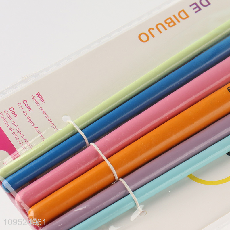 New arrival 6pcs art painting brush kit for sale