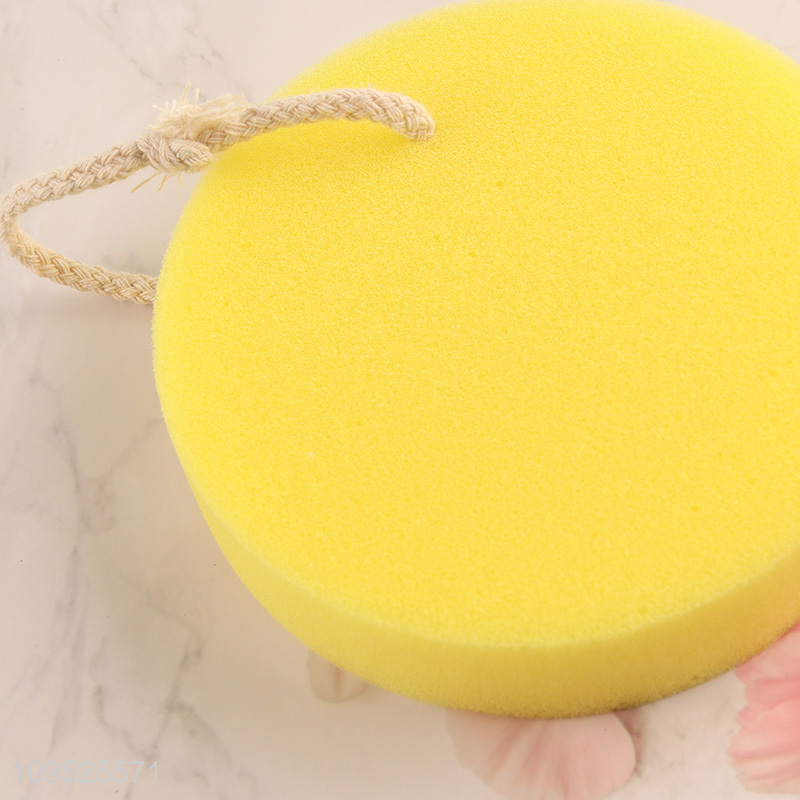 China wholesale round bath sponge shower sponge
