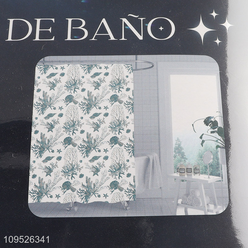 Fashion Printed Shower Curtain For Sale