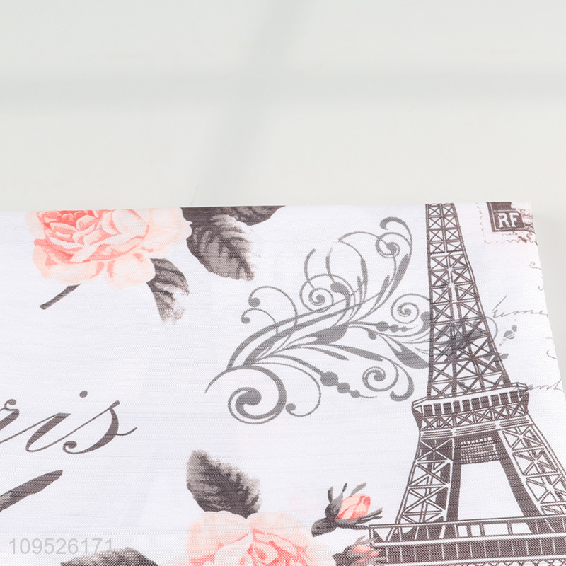 High Quality Waterproof Polyester Shower Curtain