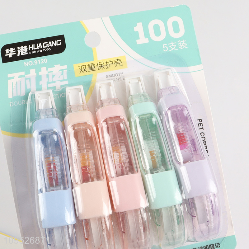China supplier 5pcs stationery correction tape set