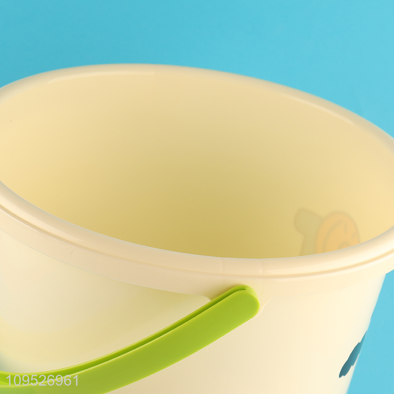 China products cartoon household plastic bucket with handle