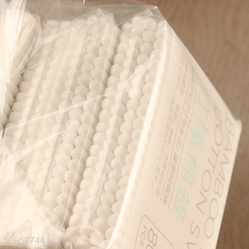 Hot sale bamboo cotton swabs for personal care