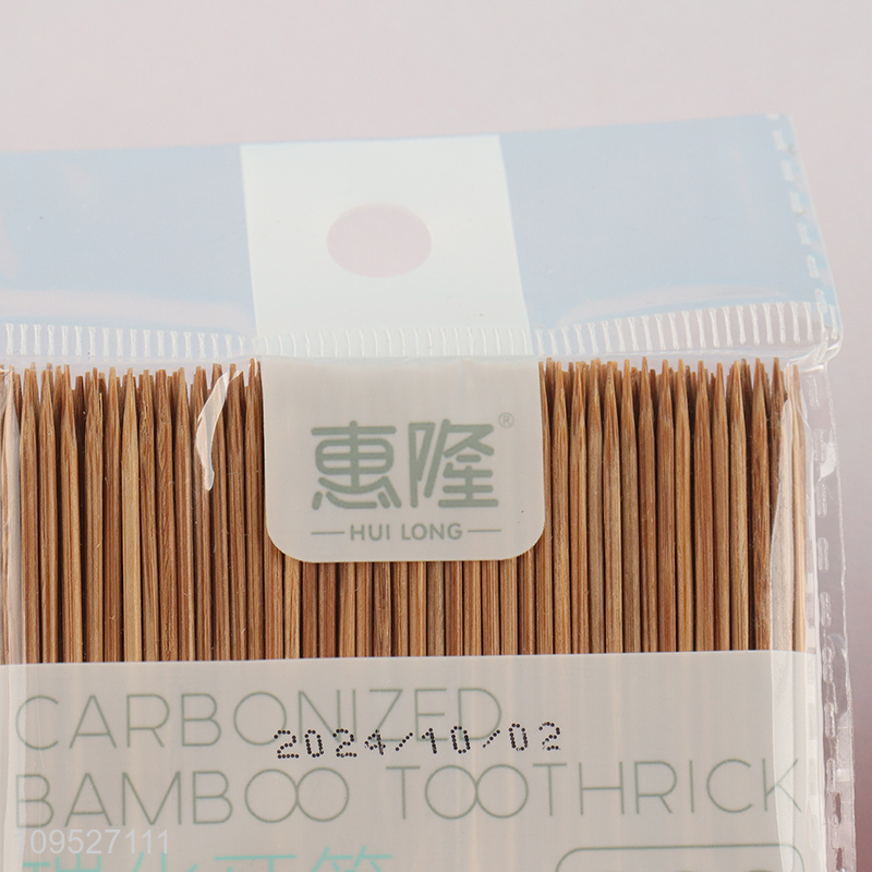 China wholesale 200pcs disposable bamboo toothpicks