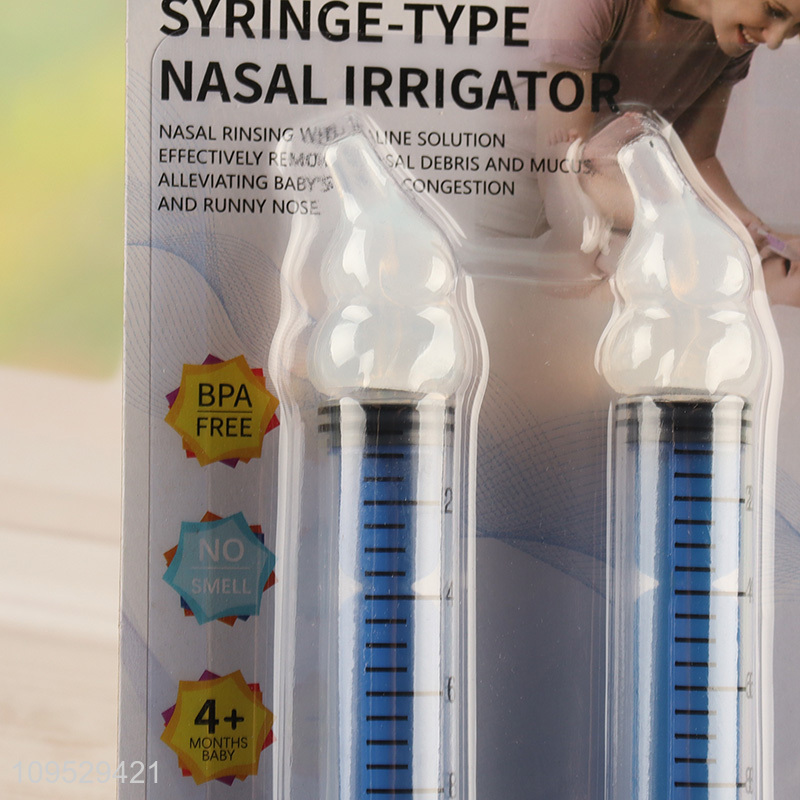 Cute Design 2 Pack Syringe-Type Baby Nasal Irrigator