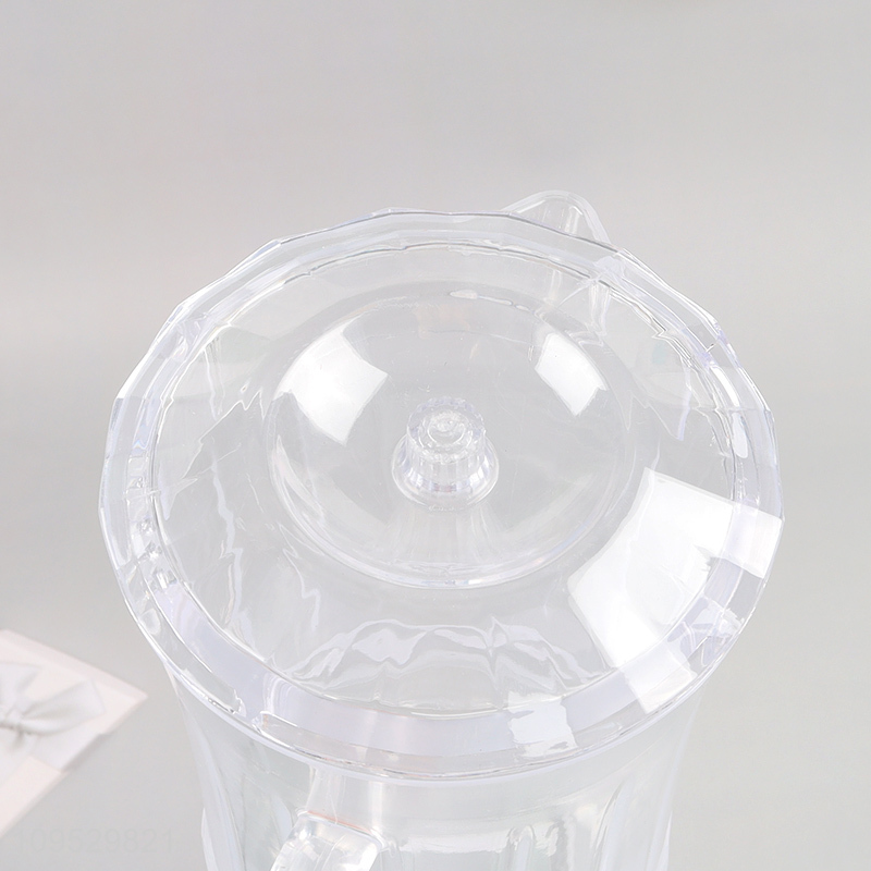 Hot items clear plastic cold water jug cup set