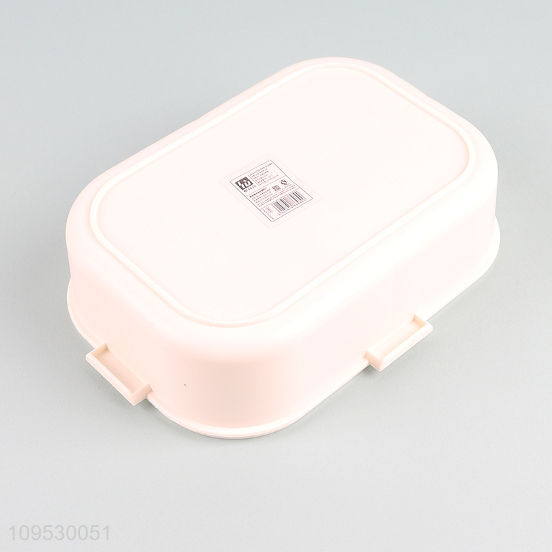 New arrival 1400ml lunch box with spoon and fork