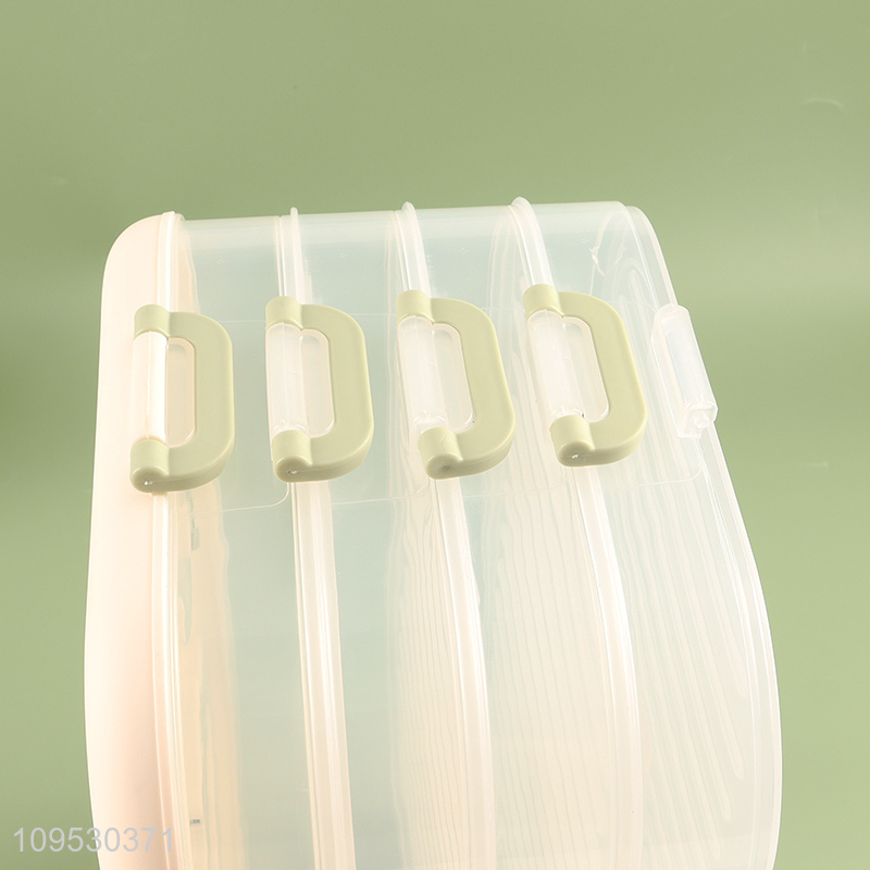 Low price 4-layer dumpling storage box for kitchen