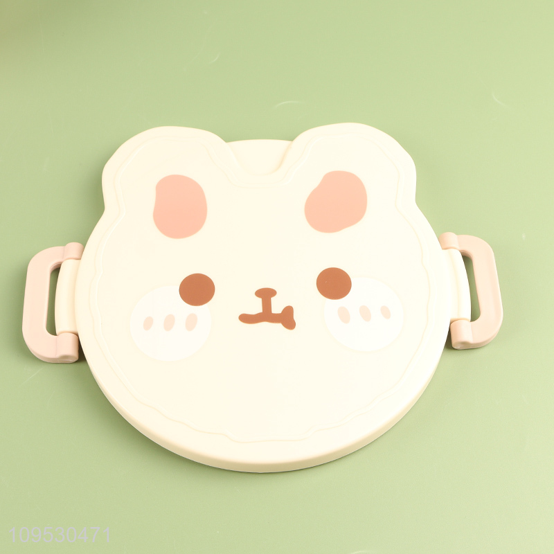 Good selling 1000ml cute rabbit lunch box with spoon and fork