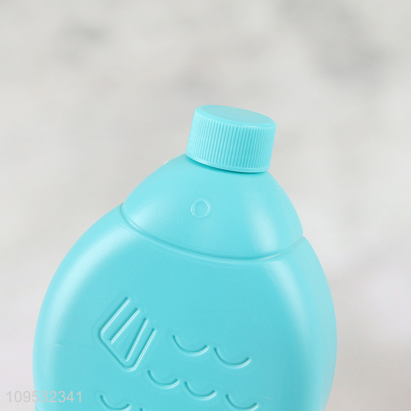 Low price fish-shaped blue toilet cleaner bubble