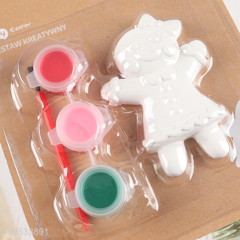 Top sale children diy plaster painting toys kit