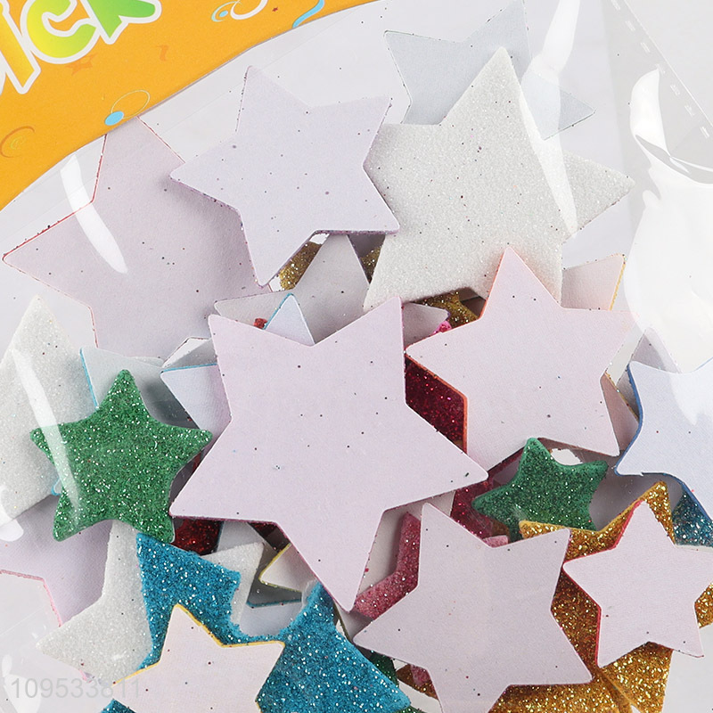 Latest products star shape eva self-adhesive sticker