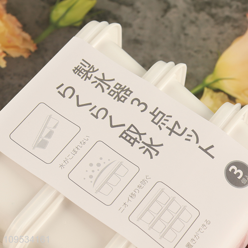 Low price 3pcs ice cube trays for kitchen