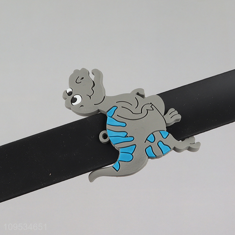 Custom Dinosaur Animal Style Silicone Slap Bracelet
