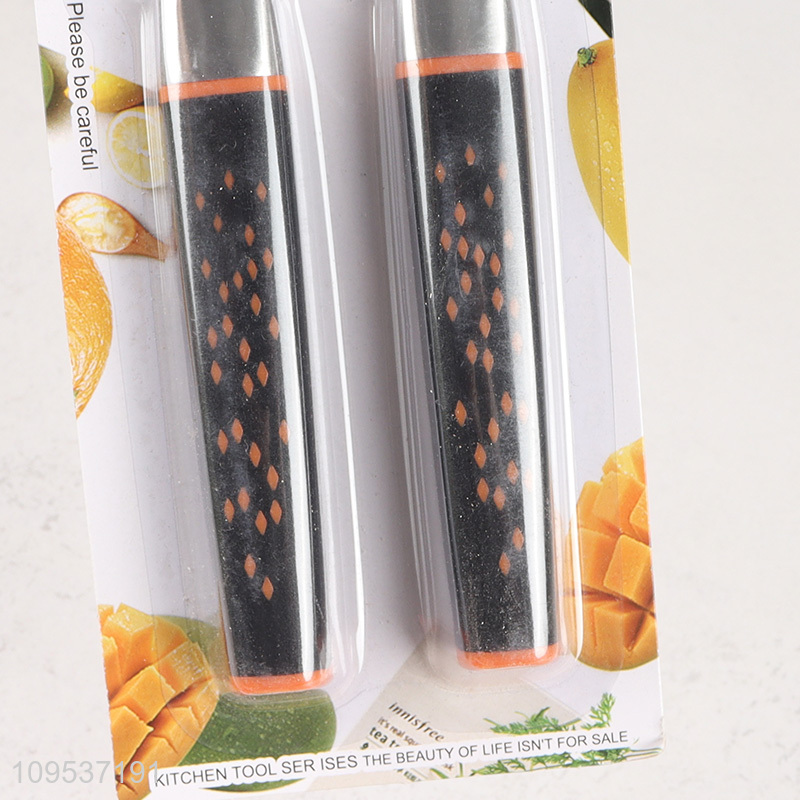 2 Pieces Plastic Handle Stainless Steel Kitchen Knife Combo