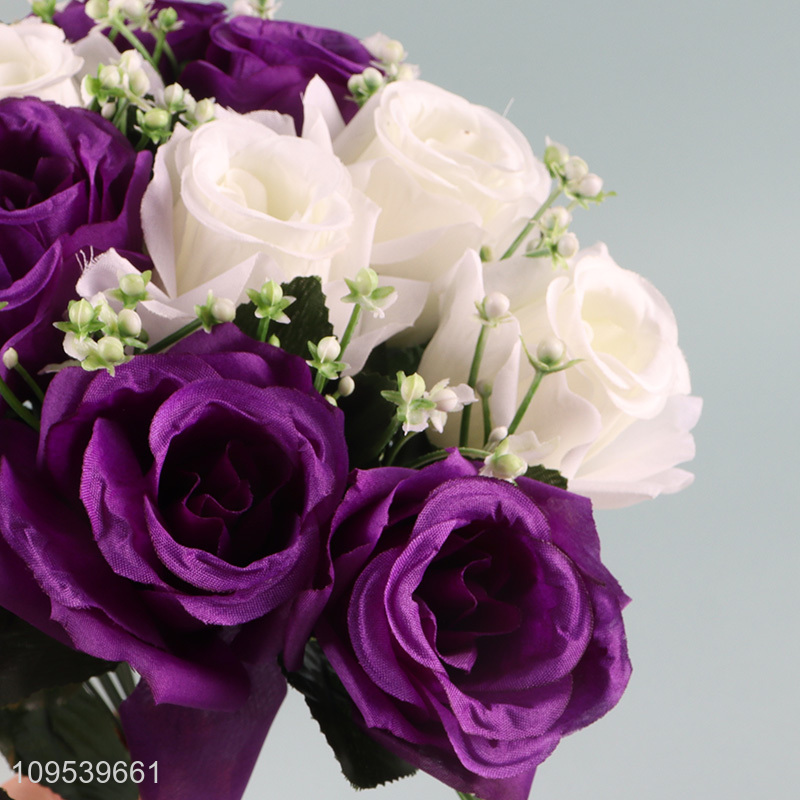 Best Price 18 Heads Artificial Flowers Simulation Bouquet