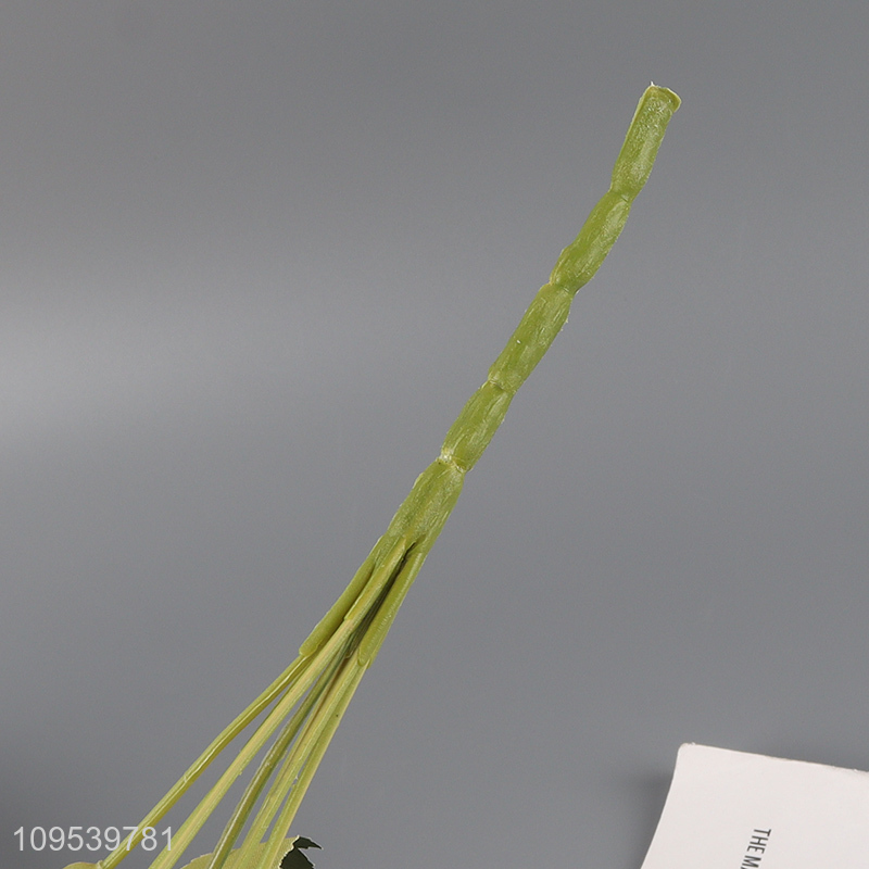 Custom 7 Heads Artificial Dusty Pink Rose Bouquet Simulation Flower