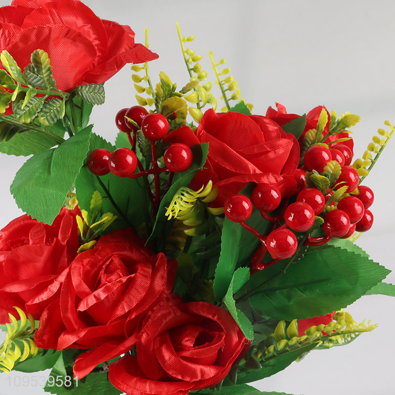 Good Sale 10 Heads Artificial Flower Decorative Bouquet