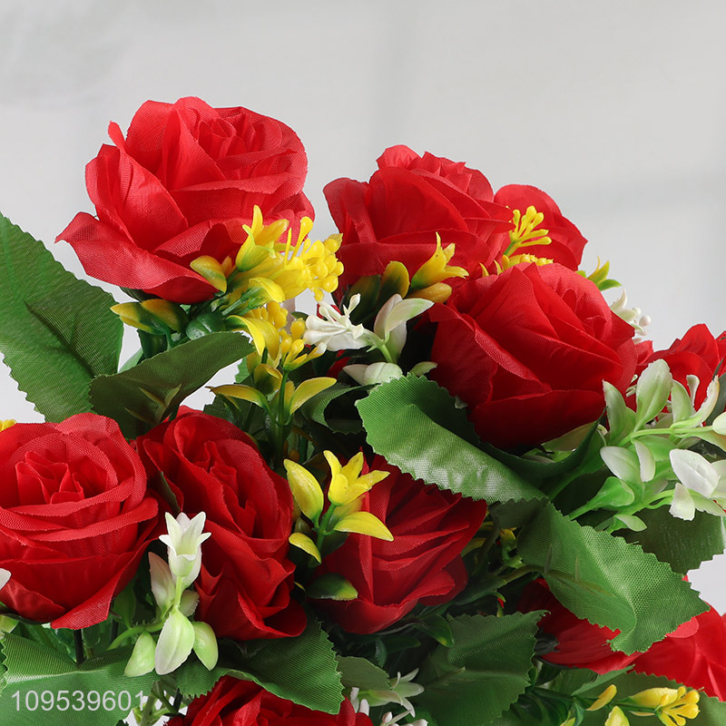 High Quality 18 Heads Artificial Flower Bouquet