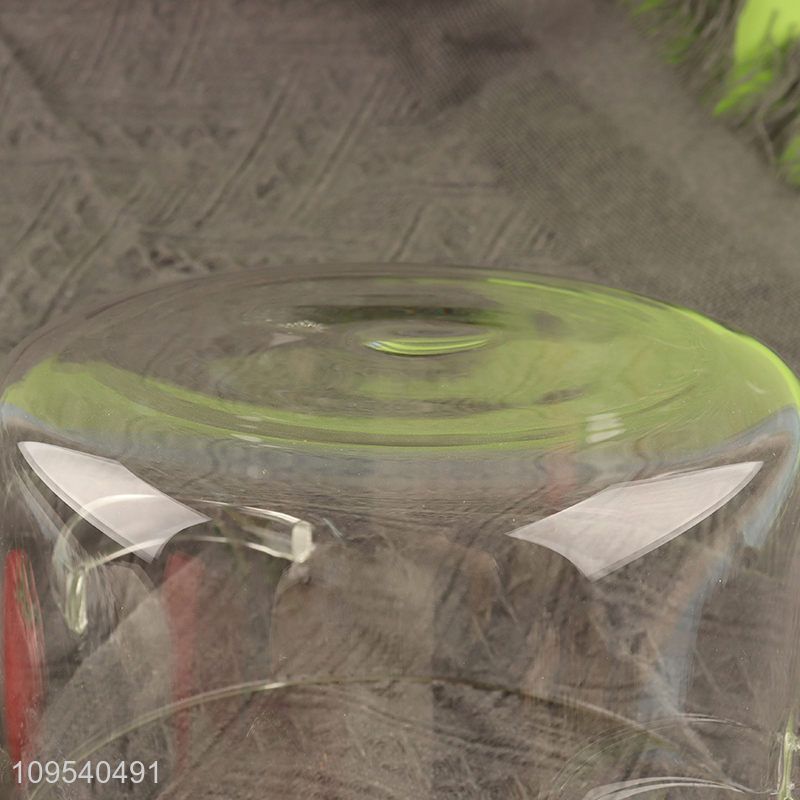 China wholesale clear double ear glass pot