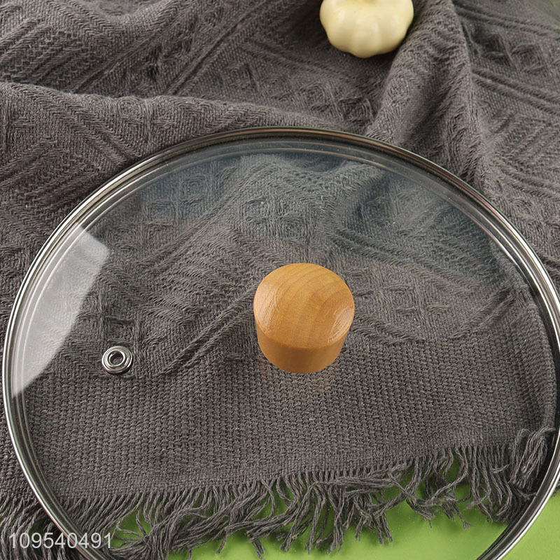 China wholesale clear double ear glass pot