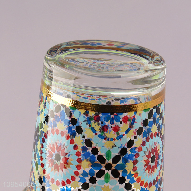 Popular products colorful glass water cup drinking cup