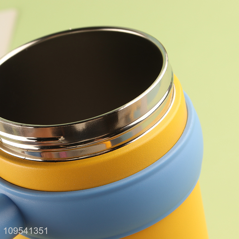New style stainless steel water cup with straw