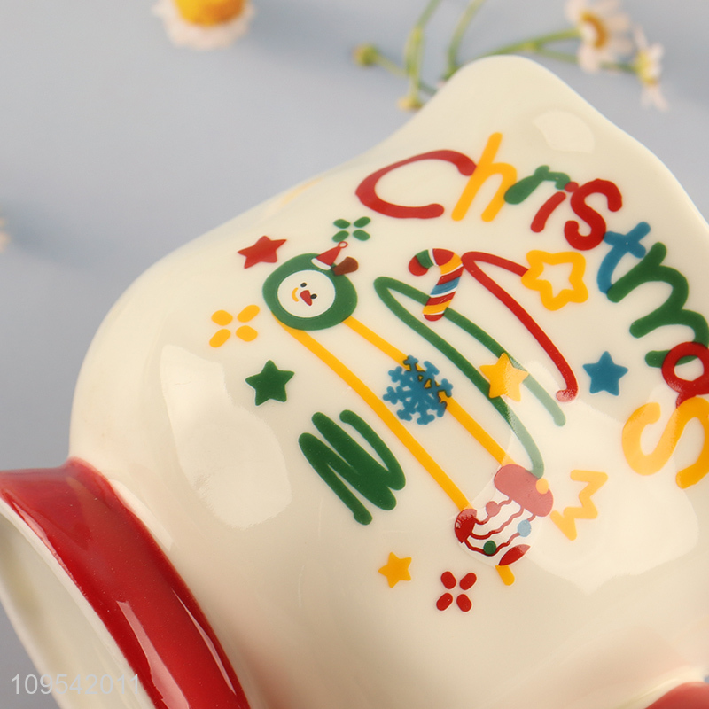 Top products christmas series ceramic water cup for sale