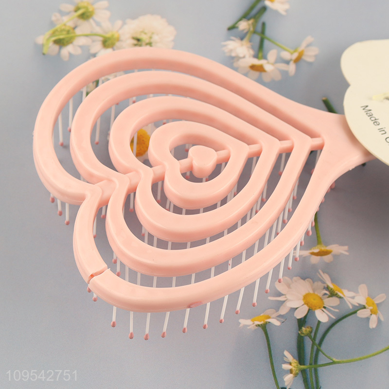 Best sale heart hair comb hair brush