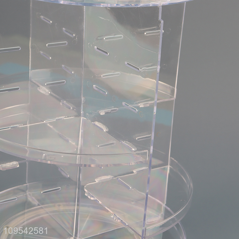 New arrival 360 rotating makeup storage rack