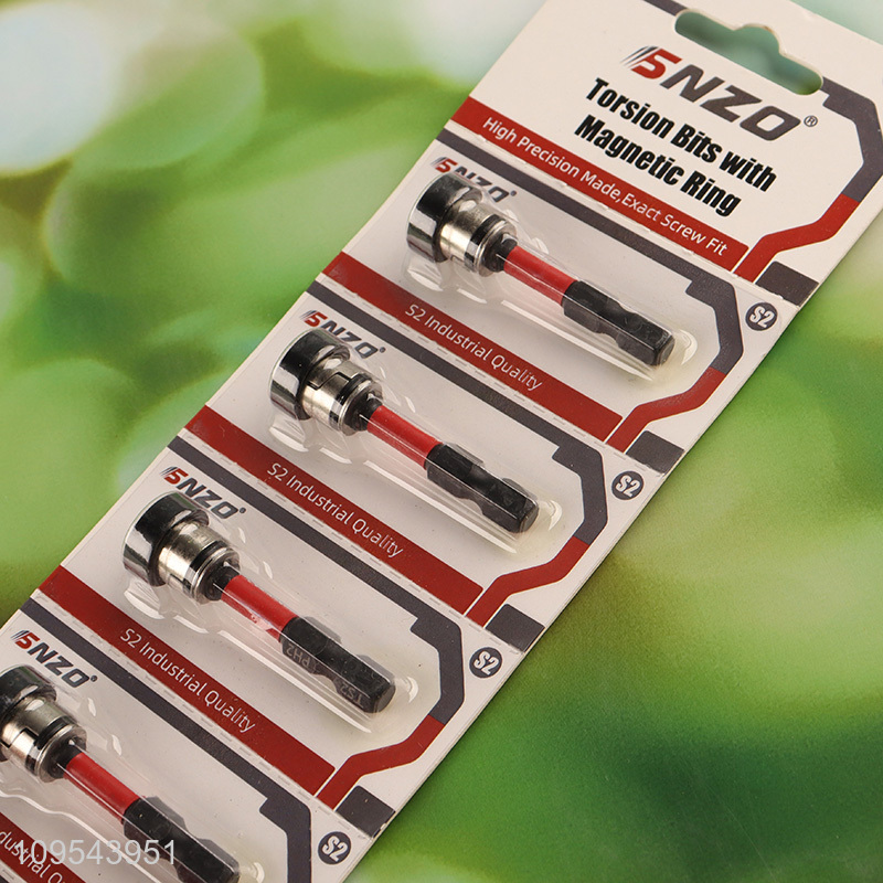 China factory professional torsion bits with magnetic ring
