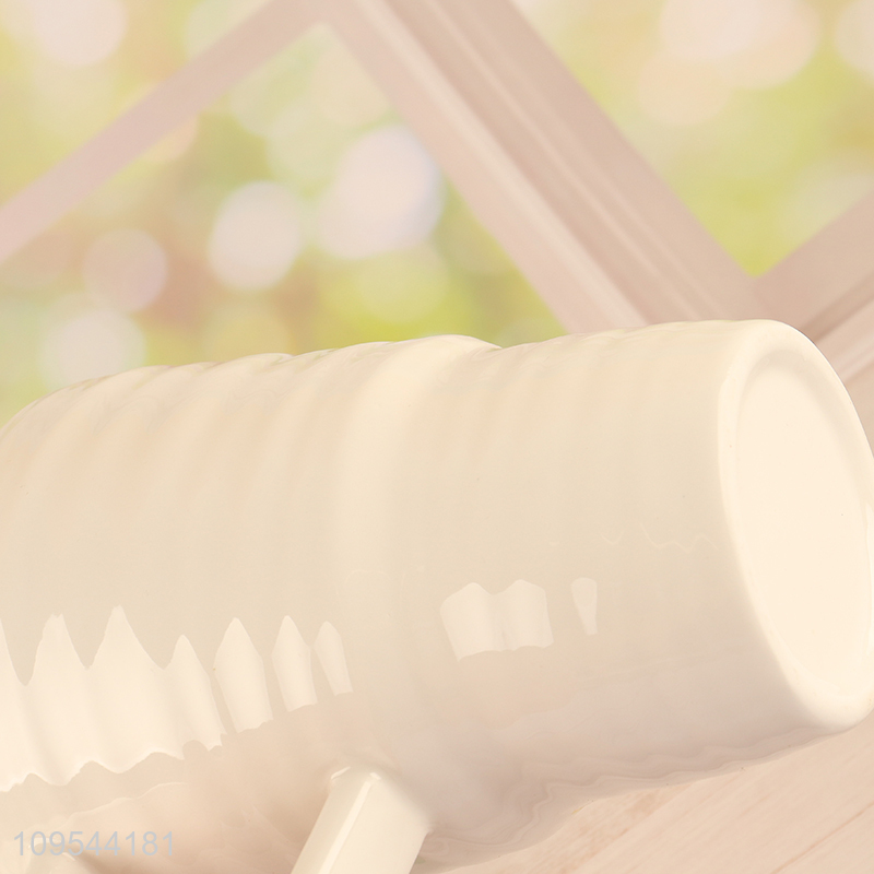 Top products ceramic water cup straw cup