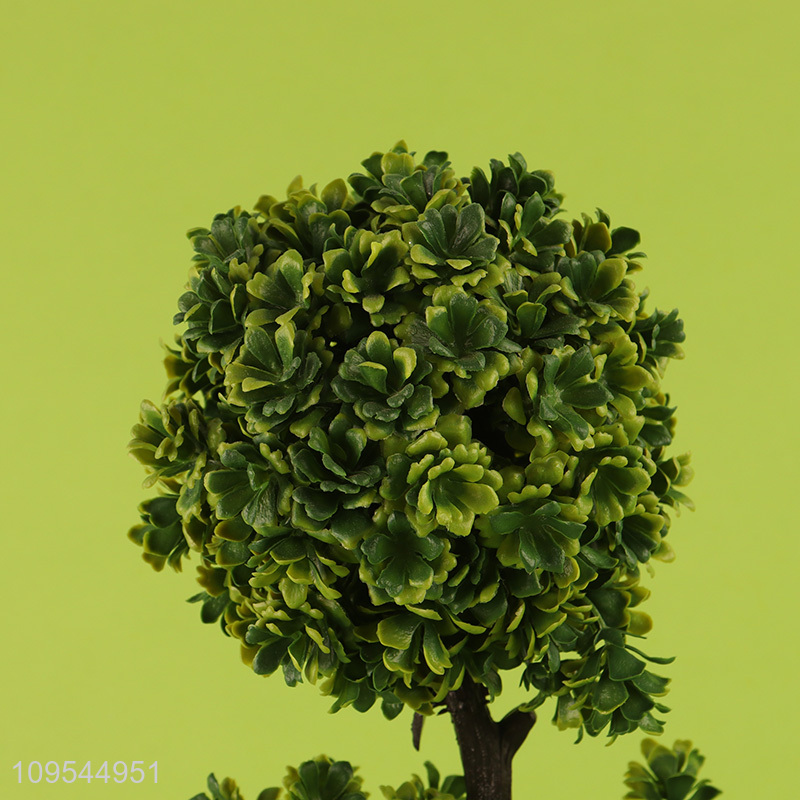 Good Sale Artificial Bonsai Fake Potted Plant Coffee Table Decor