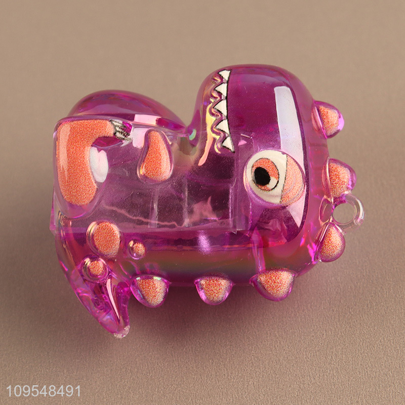 Hot selling cartoon dinosaur mini pencil sharpener