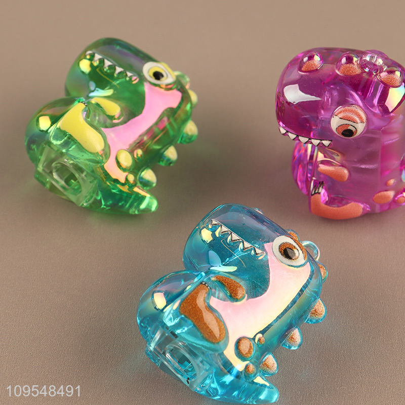 Hot selling cartoon dinosaur mini pencil sharpener